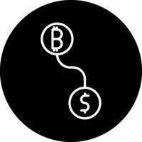 Btc conversion Vector Icon