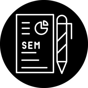 icono de vector de análisis de datos