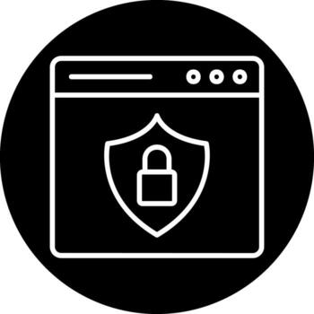 Web Security Vector Icon