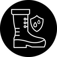 Waterproof Shoes Vector Icon