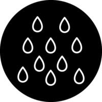 icono de vector de lluvia