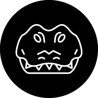 Crocodile Vector Icon