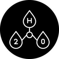 H2o Vector Icon