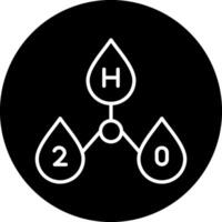 H2o Vector Icon