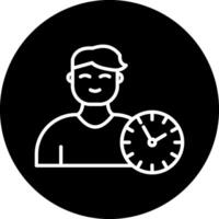 icono de vector de gestión de tiempo