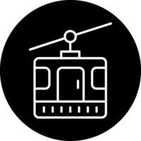 Cable Car Cabin Vector Icon