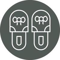 Slippers Vector Icon