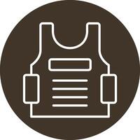 Bulletproof Vest Vector Icon