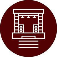Stage Vector Icon