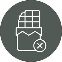 No Chocolate Vector Icon