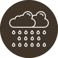 icono de vector de lluvia