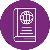 World Book Vector Icon