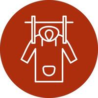 Wet Coat Vector Icon
