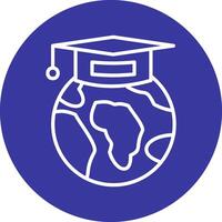 Global Education Vector Icon