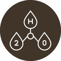 H2o Vector Icon