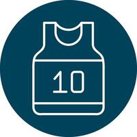 Basketball Jersey Vector Icon