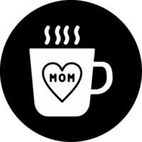 icono de vector de taza de café