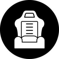 Car Seat Vector Icon