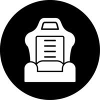 Car Seat Vector Icon