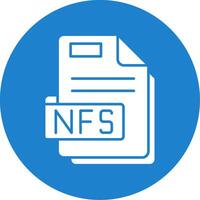 Nfs Glyph Circle Multicolor Icon vector