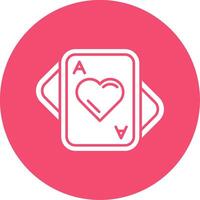 Hearts Glyph Circle Multicolor Icon vector