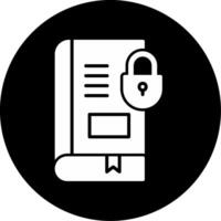 Secure Book Vector Icon