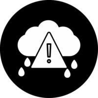 clima alerta vector icono