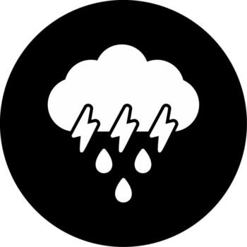 icono de vector de nube