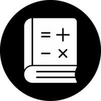 Math Book Vector Icon