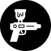 rociar pistola vector icono