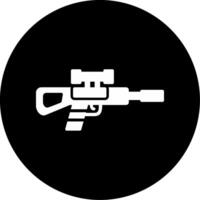 Sniper Rifle Vector Icon