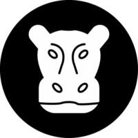 Hippopotamus Vector Icon