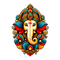 ai généré Seigneur ganpati pour ganesh chaturthi png