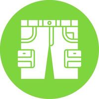 Cargo Glyph Circle Multicolor Icon vector