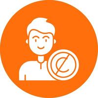 Copyright Glyph Circle Multicolor Icon vector