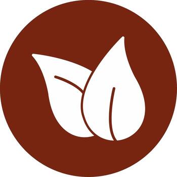 icono de vector de hoja