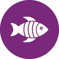 icono de vector de pescado