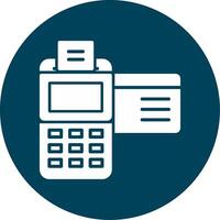 Credit Card Machine Vector Icon