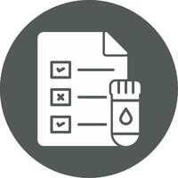 Medical Test Report Vector Icon