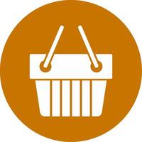 Shopping Basket Vector Icon