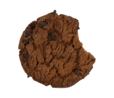 chocolate chip cookie bite isolated png