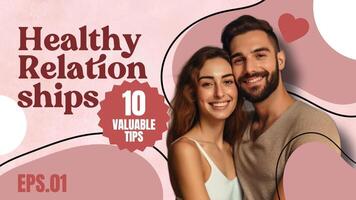 Guide To Romantic Relationships Youtube Thumbnail template