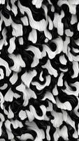 brush curly lines seamless pattern video