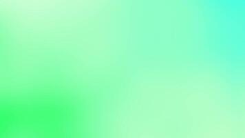 Smooth light green gradient background animation video