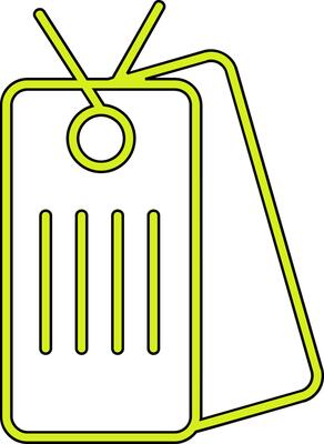 Dog Tag Vector Icon