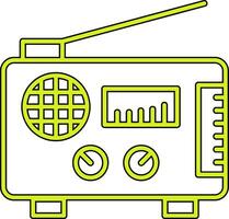 icono de vector de radio