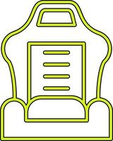 Car Seat Vector Icon