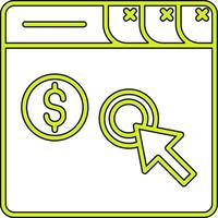 Pay Per Click Vector Icon