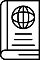 World Book Vector Icon
