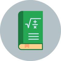 Maths Book Vector Icon